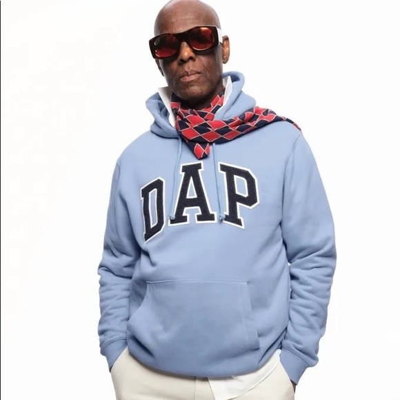 Medium Limited Edition DAP GAP Hoodie - Sky Blue - Picture 2 of 5
